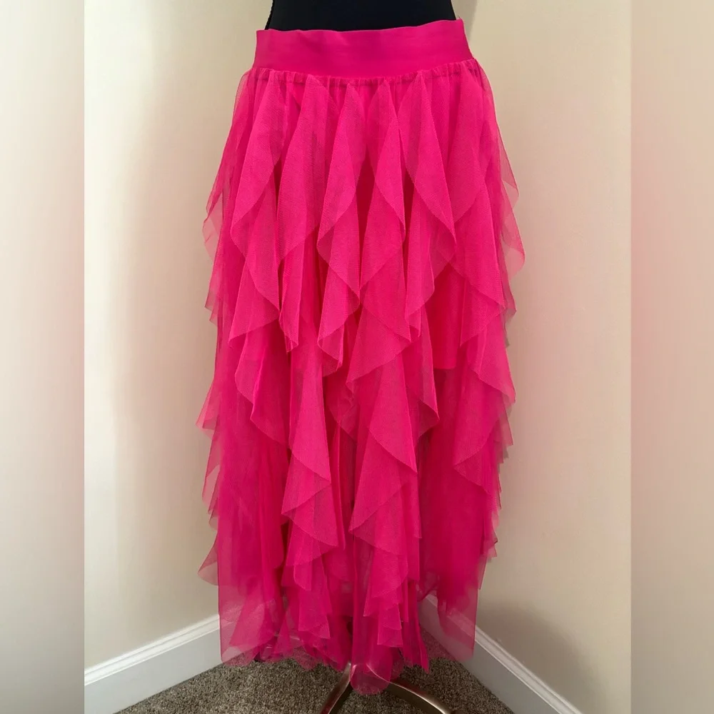 Sincerely Jules Vibrant Pink Skirt - Picture 1 of 4